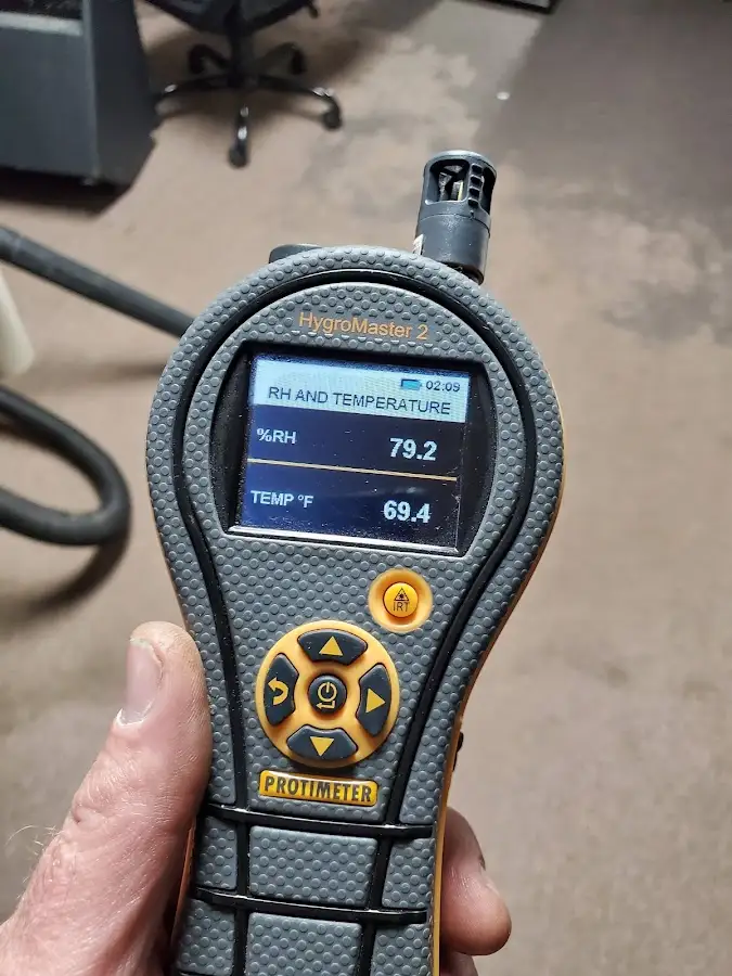 Moisture meter humidity assessment for Mold Remediation & Removal in Argentine